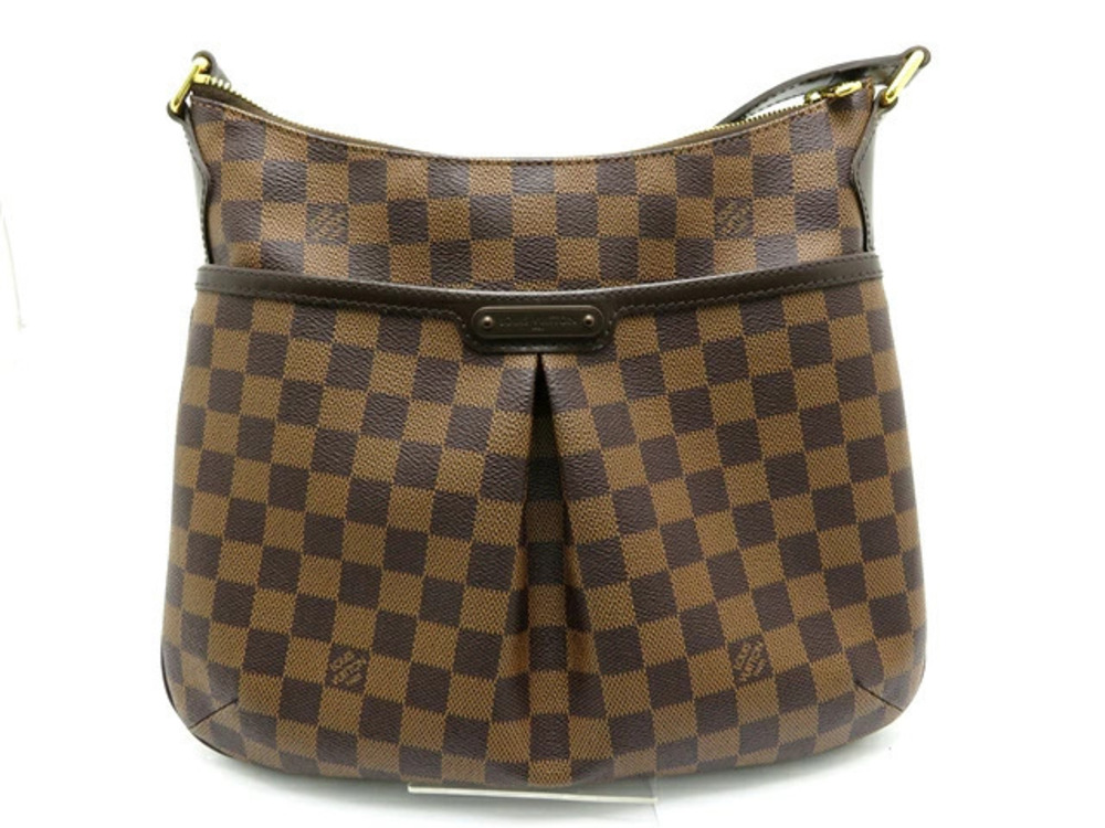 LOUIS VUITTON Shoulder Bag Bloomsbury Damier Ebene Brown